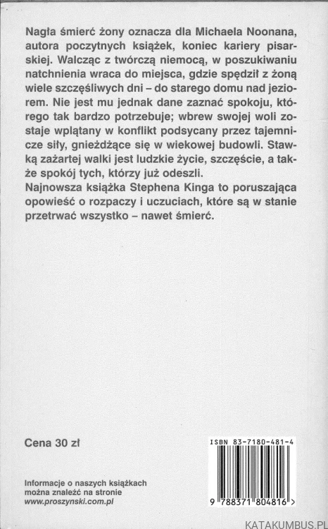 Worek kości. STEPHEN KING