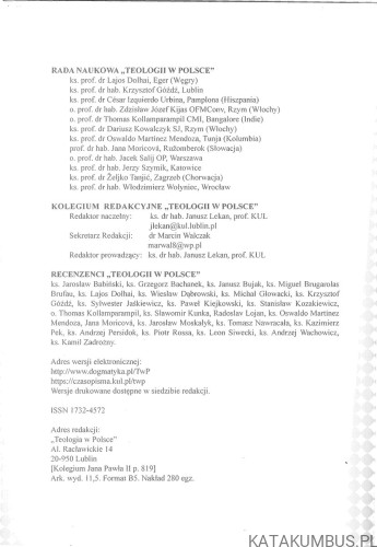 Teologia w Polsce. PRACA ZBIOROWA