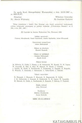 Trwajcie... Trzecia pielgrzymka Jana Pawła II do Ojczyzny 8-14 czerwca 1987. Przemówienia i homilie. PRACA ZBIOROWA