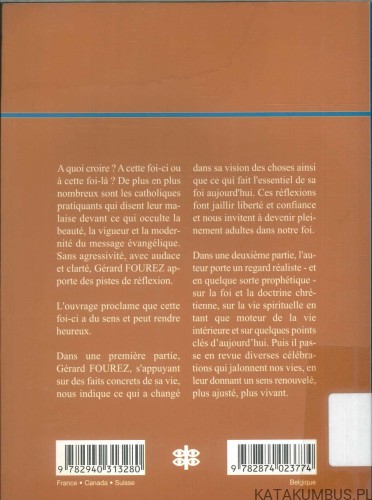 Cette foi-ci. Itinéraire d'un confiant. GERARD FOUREZ
