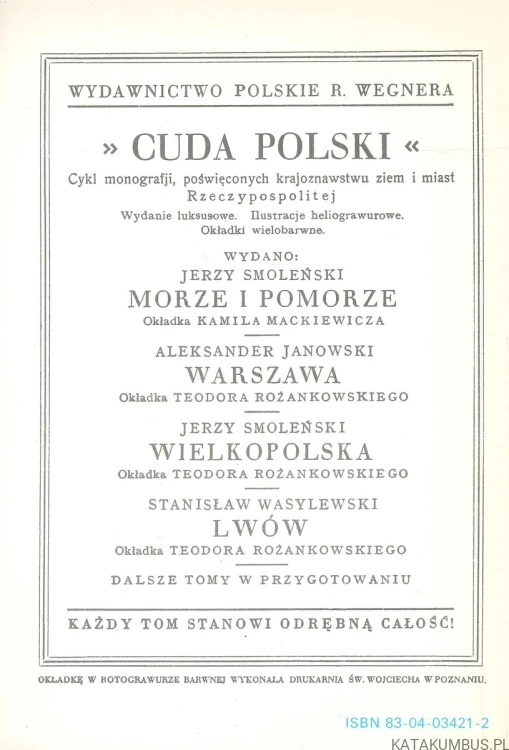 Lwów. STANISŁAW WASYLEWSKI