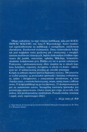 Kolędować Małemu. PRACA ZBIOROWA