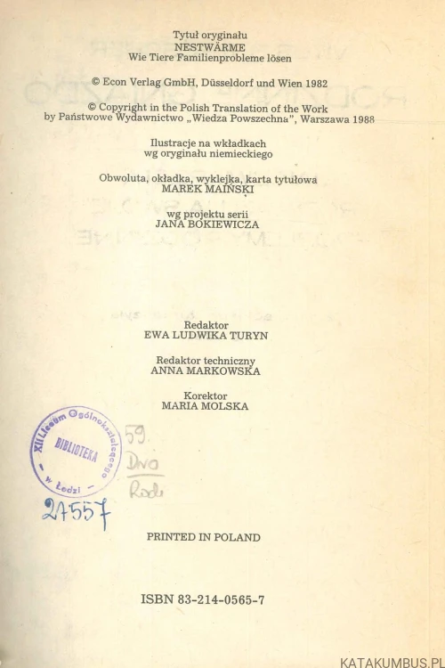 Rodzinne gniazdo. VITUS B. DRÖSCHER