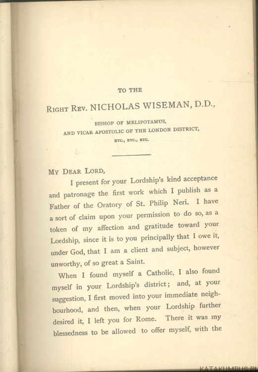 Discourses addressed to mixed congregations. JOHN HENRY CARDINAL NEWMAN