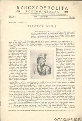 Rzeczpospolita Podchorążacka nr 5 (8) maj-czerwiec 1932. PRACA ZBIOROWA