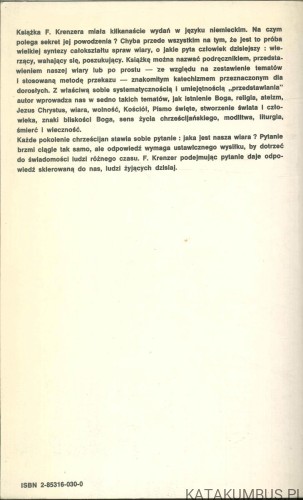 Taka jest nasza wiara. F. KRENZER