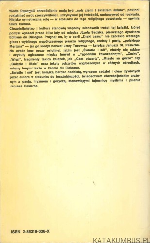 Światło i sól. JANUSZ ST. PASIERB