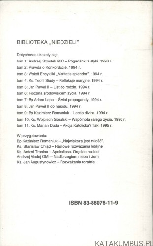 Evangelium vitae. JAN PAWEŁ II