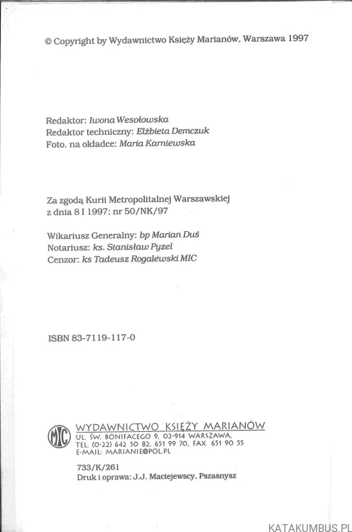 Świadkowie Ewangelii cierpienia. KS. Z. K. SZOSTKIEWICZ