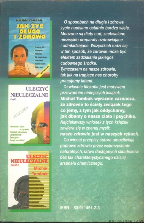 Droga do zdrowia. MICHAŁ TOMBAK