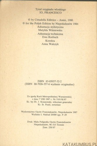 Ja, Franciszek. CARLO CARRETTO