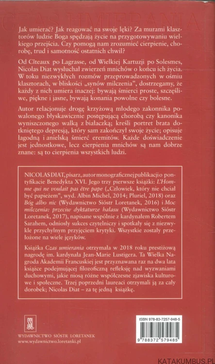 Czas umierania. Ostatnie dni życia mnichów. NICOLAS DIAT