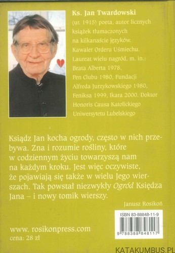 Ogrody. KS. JAN TWARDOWSKI