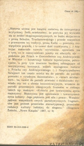 Historia ucznia. BERNARD SZTAJNERT