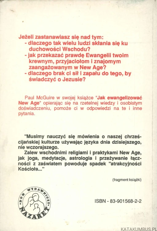 Jak ewangelizować New Age?. PAUL MCGUIRE