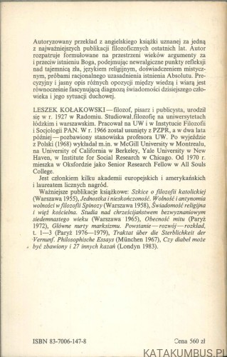Jeśli Boga nie ma. LESZEK KOŁAKOWSKI