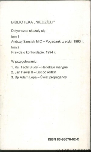 Wokół encykliki Veritatis splendor. PRACA ZBIOROWA