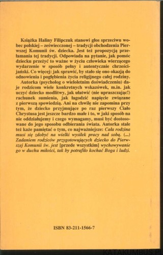 Dlaczego rodzice?. HALINA FILIPCZUK