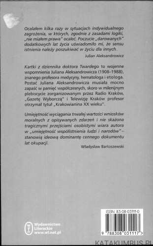 Kartki z dziennika doktora Twardego. JULIAN ALEKSANDROWICZ