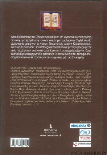 Dzieje Apostolskie. Komentarz duchowy. Tomy 1-3. SILVANO FAUSTI S.I