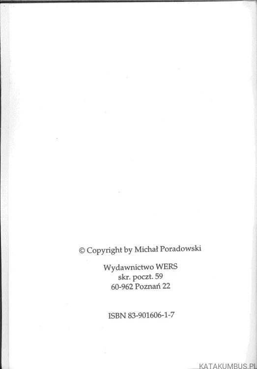 Nowy światowy ład. MICHAŁ PORADOWSKI