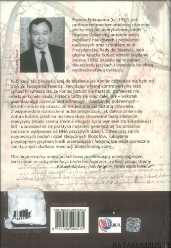 Koniec człowieka. FRANCIS FUKUYAMA