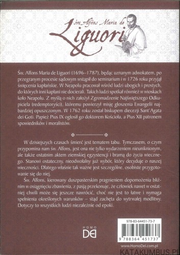 Przygotowanie do śmierci. ŚW. ALFONS MARIA DE LIGUORI