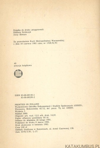 Jan Paweł II nauczanie społeczne. Tom 1. Pielgrzymka do Polski 1979. PRACA ZBIOROWA