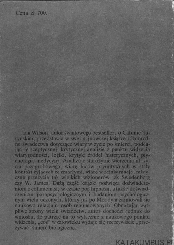 Życie po śmierci. IAN WILSON