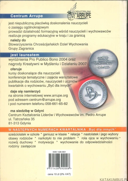 Być dla innych. Kwartalnik o wychowaniu nr 2 (37) 2009. PRACA ZBIOROWA