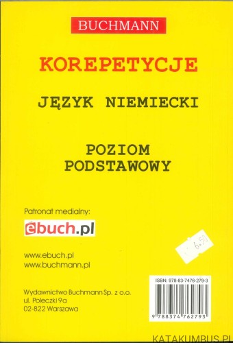 Korepetycje. Język niemiecki. Poziom podstawowy+tabele. PRACA ZBIOROWA