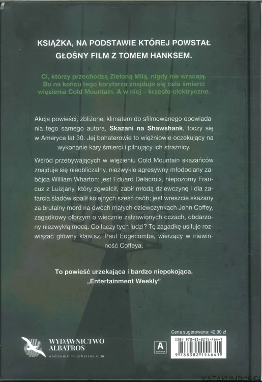 Zielona mila. STEPHEN KING