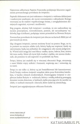 Gaudete et exsultate. O powołaniu do świętości w świecie współczesnym. FRANCISZEK