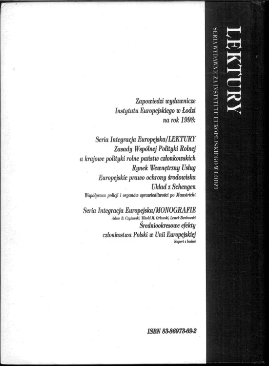 Podstawy systemu prawnego Unii Europejskiej. PRACA ZBIOROWA