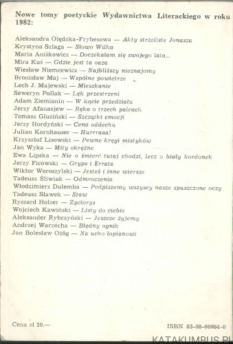 Błędny ognik. ANDRZEJ WARZECHA