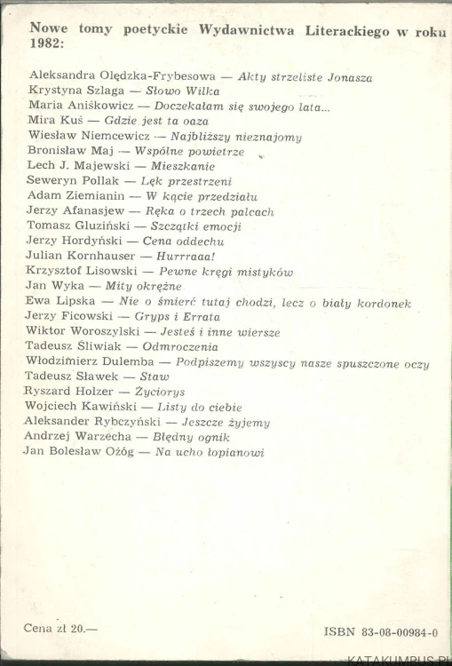 Błędny ognik. ANDRZEJ WARZECHA