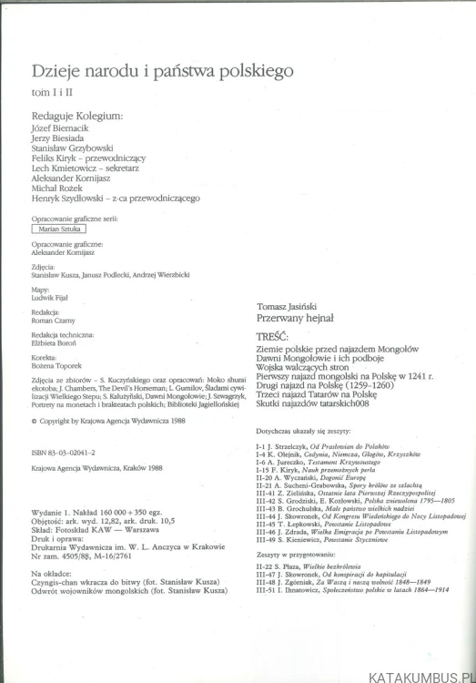 Przerwany hejnał. TOMASZ JASIŃSKI