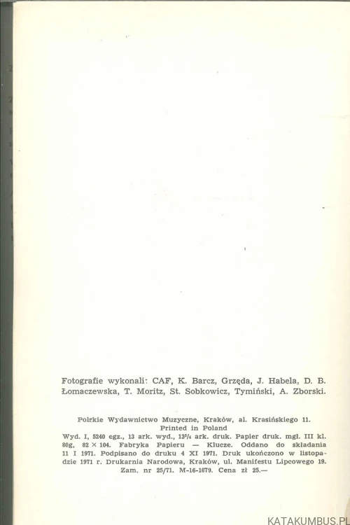 Wspomnienia muzyka. ZBIGNIEW DRZEWIECKI