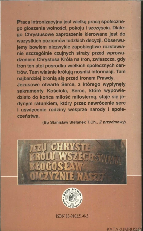 Jezus jest Królem. Rekolekcje intronizacyjne. JAN MIKRUT CSSR