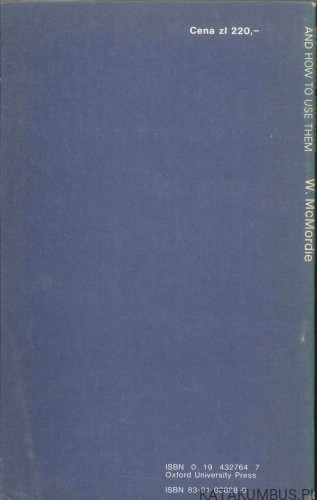 English idioms and how to use them. JENNIFER SEIDL, W. MCMORDIE