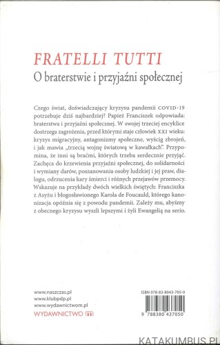Encyklika Fratelli Tutti o btarestwie i przyjaźni społecznej. FRANCISZEK