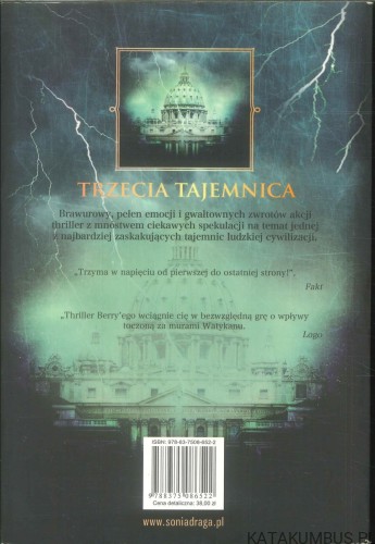 Trzecia tajemnica. STEVE BERRY