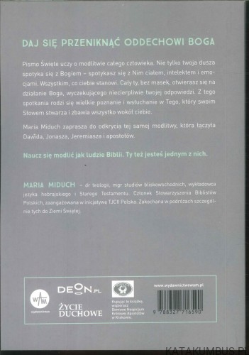Oddech Boga. Modlitwa ludzi Biblii. MARIA MIDUCH