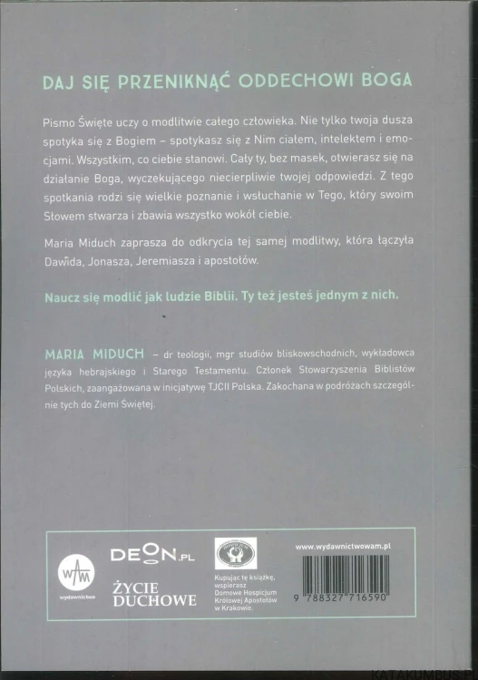 Oddech Boga. Modlitwa ludzi Biblii. MARIA MIDUCH