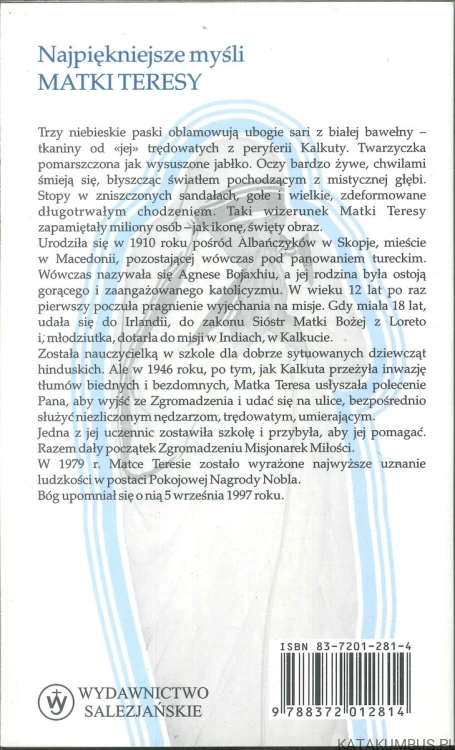 Najpiękniejsze myśli Matki Teresy. TERESIO BOSCO