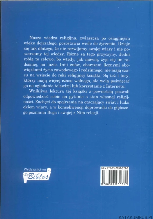 Rok wiary. Wiara źródłem życia i działania. KS. TEODOR SZARWARK