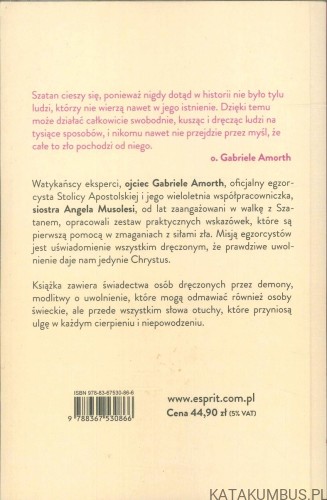 Z Jezusem pokonać złego ducha. O. GABRIELE AMORTH, S. ANGELA MUSOLESI