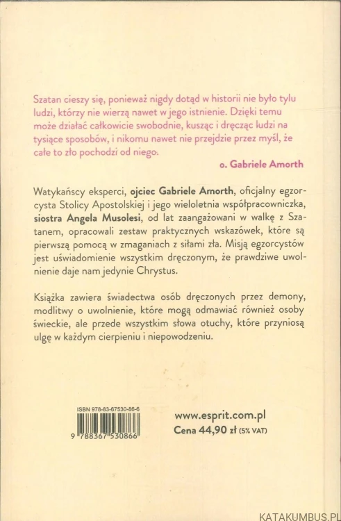 Z Jezusem pokonać złego ducha. O. GABRIELE AMORTH, S. ANGELA MUSOLESI