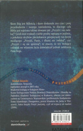 Miłość która się spóźnia. MICHAŁ ADAMSKI