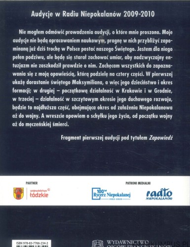 Opowieść o świętym Maksymilianie. PAULIN SOTOWSKI OFMCONV